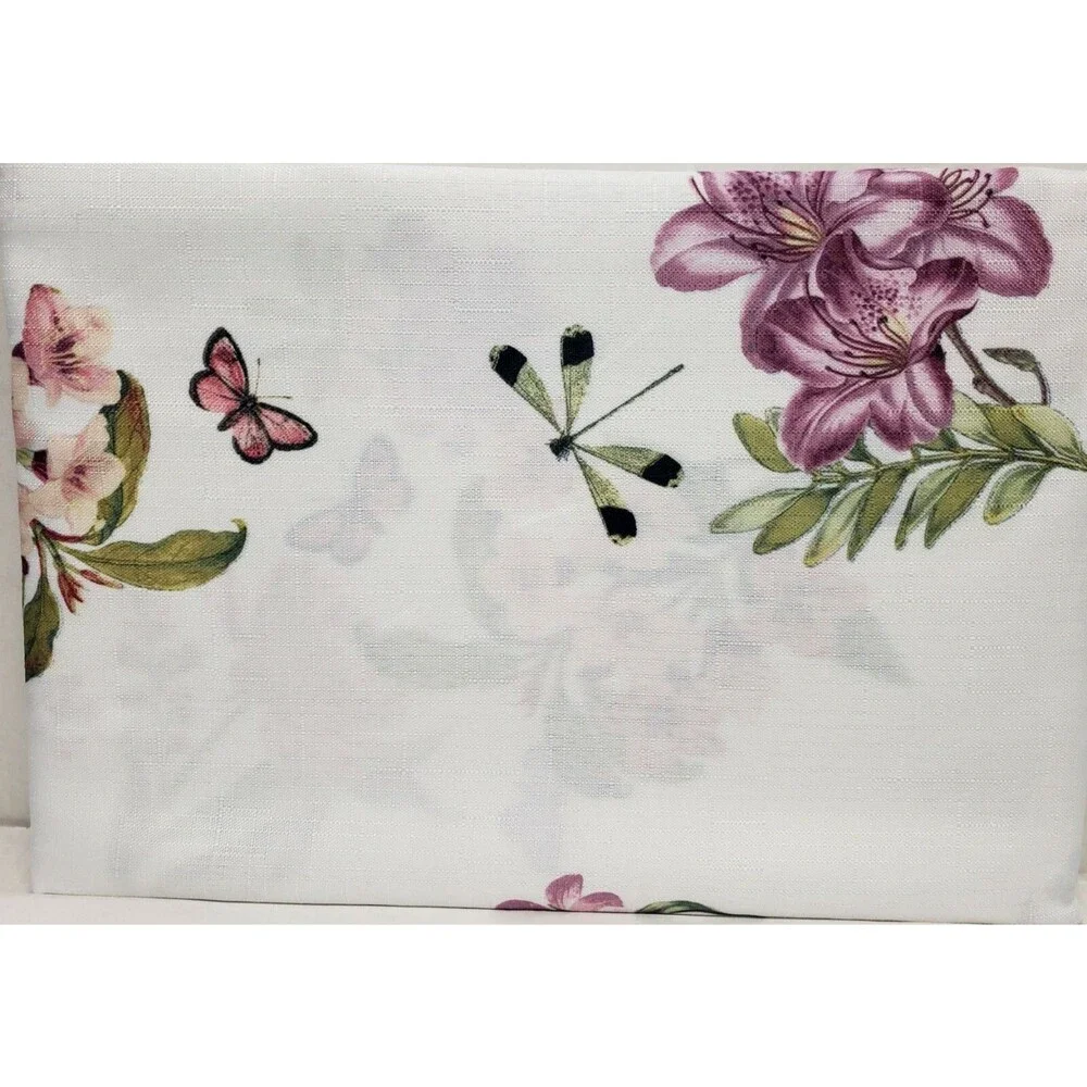Textured Printed Fabric Tablecloth 60x84